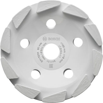 Bosch Multi Material Segmented diamond cup wheel 100 mm.
