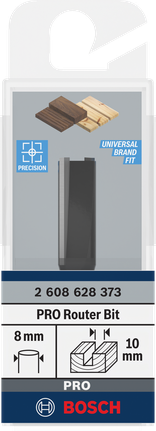 Bosch PRO 10×25 mm router bit.
