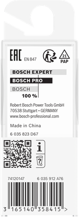 Bosch PRO router straight bit 7×19.6 mm.