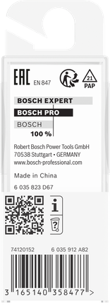 Bosch PRO router straight bit 13×19.6 mm 8 mm shank.