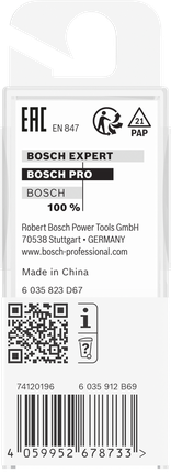 Bosch PRO router bit 19×25.4 mm 8 mm shank.