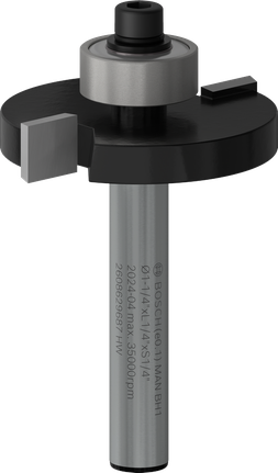 Bosch PRO Router Bit Slotting 1/4 inch shank for precise cuts.