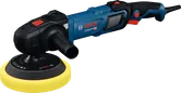 Bosch GPO 14-180 S polisher with foam pad.