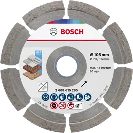 Bosch Multi Material Diamond Cutting Disc 105 mm.