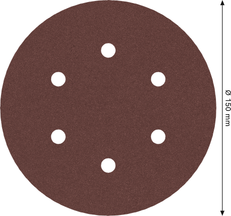 Bosch PRO E466 sanding disc 150 mm 6 holes.