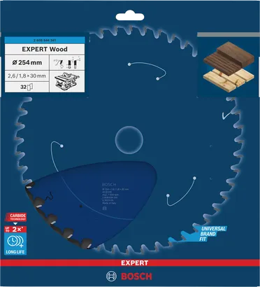 Bosch EXPERT Wood circular saw blade 254×30 mm 32T.