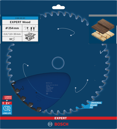Bosch EXPERT Wood circular saw blade 254×30 mm 32T.