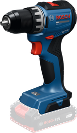 Bosch GSR18V-52 cordless drill driver with 2Ah battery.