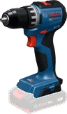 Bosch GSR18V-52 cordless drill driver with 2Ah battery.