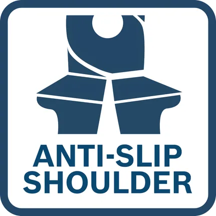 Anti-slip shoulder.