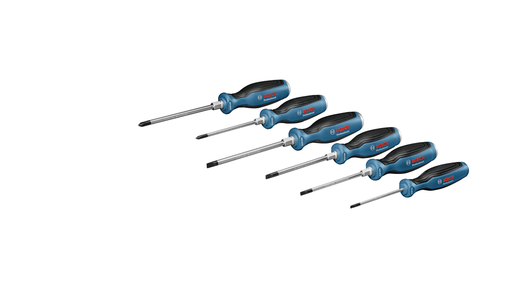Bosch screwdriver set SL/PH 6 pcs, ergonomic handles.