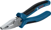Bosch Universal Combination Pliers 180 mm with ergonomic grip.