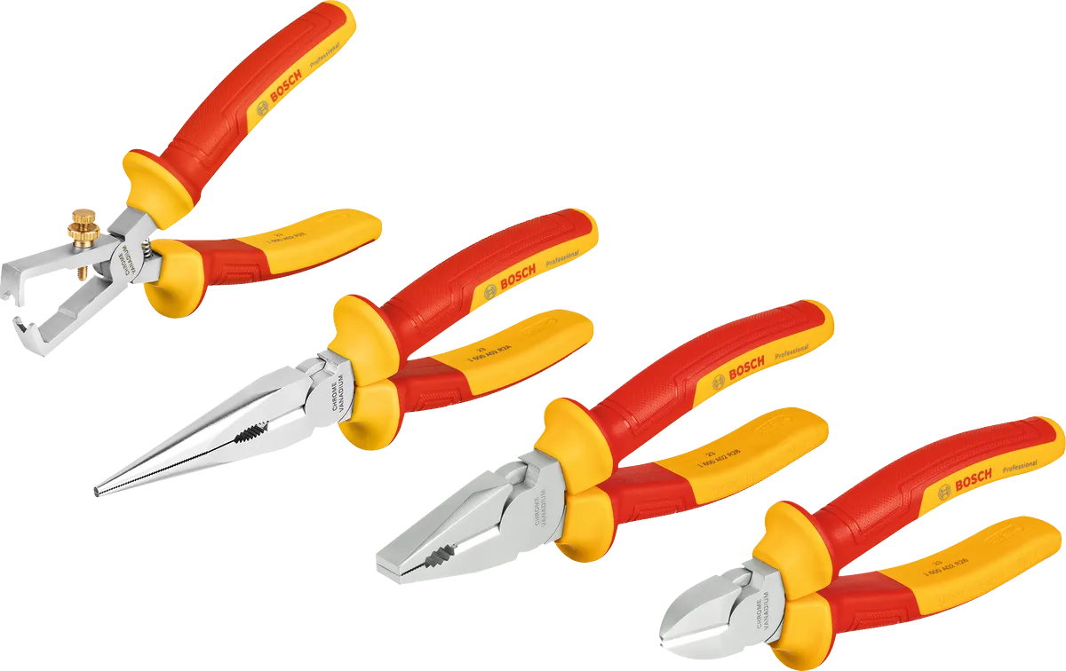 VDE Pliers Set 4 pcs Professional