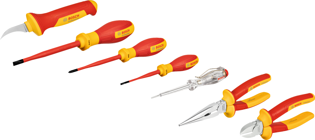 VDE Hand Tools Mixed Set 7 pcs Professional