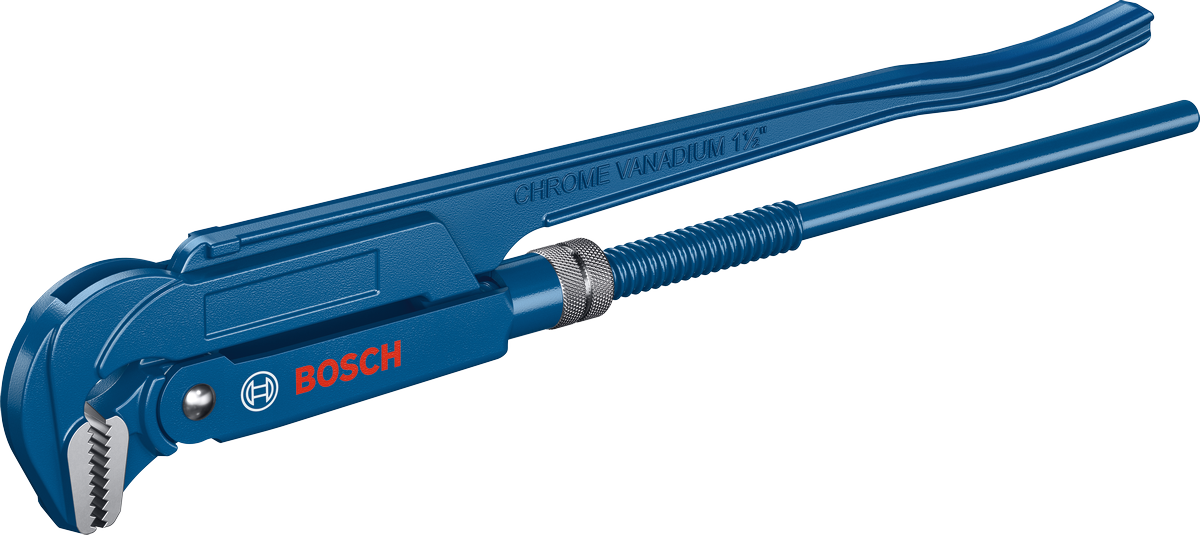 Bosch sanitary corner pipe wrench 90° chrome vanadium.