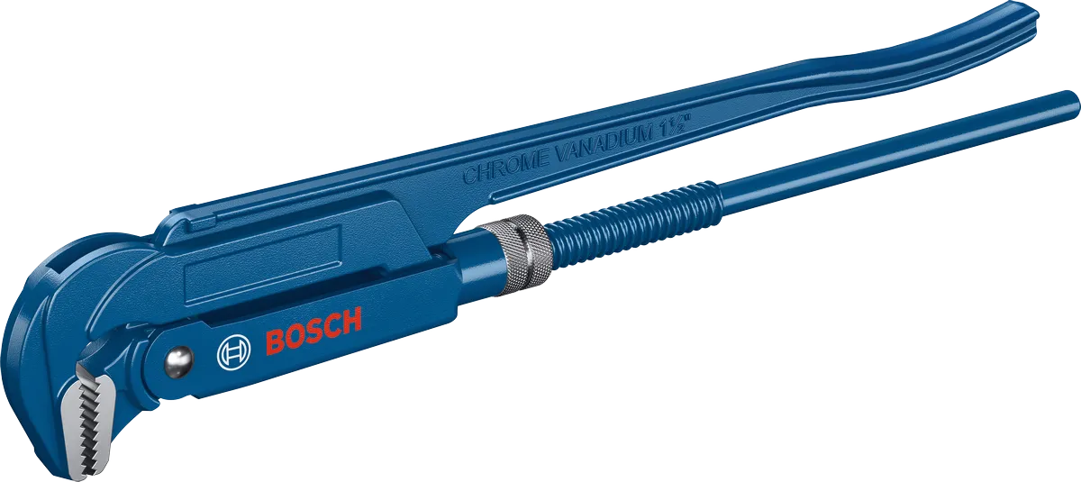 Sanitary Corner Pipe Wrench, 90°, 420 mm Professional