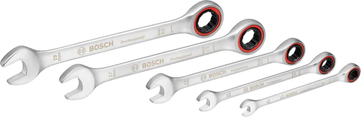 Ratchet Spanner Set 5 pcs Professional