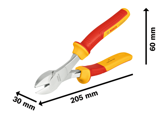 VDE High Leverage Diagonal Side Cutters 200 mm Professional