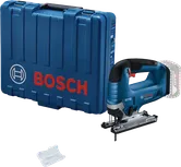 Bosch GST 185-LI cordless jigsaw with carrying case.