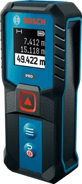 Bosch GLM50-21 laser measure with digital display.