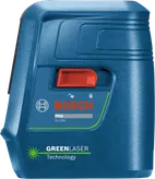 Bosch GLL3XG laser leveling tool with green laser.