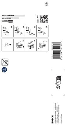 Bosch HT 8 handheld tacker loading instructions.