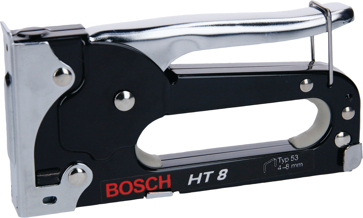 Bosch HT 8 handheld tacker for stapling tasks.