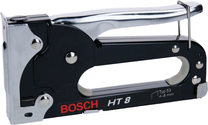 Bosch HT 8 handheld tacker for stapling tasks.