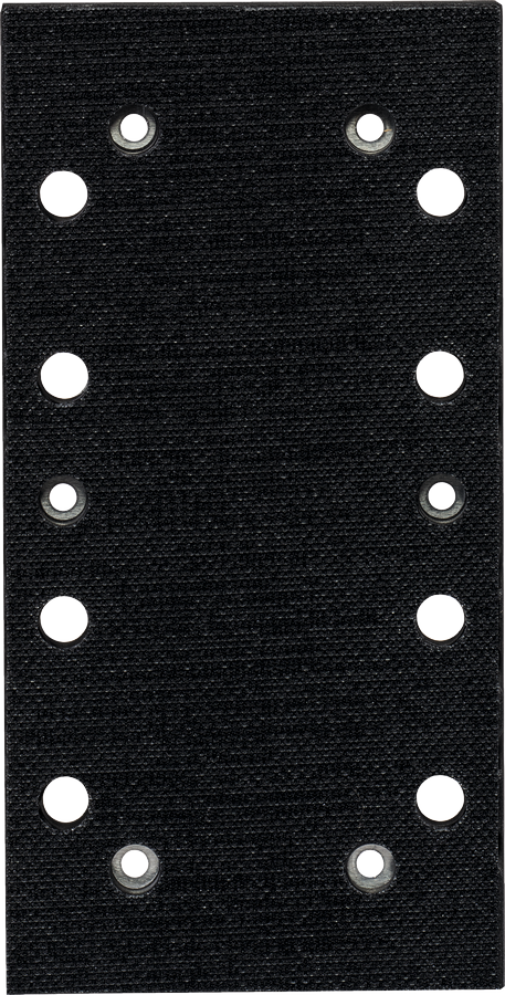 Bosch PRO Sanding Plate 92 x 182 mm with 14 holes.