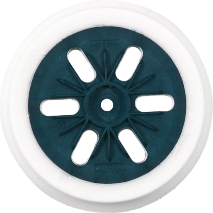 Bosch PRO Sanding Pad soft 150 mm with 8 holes.