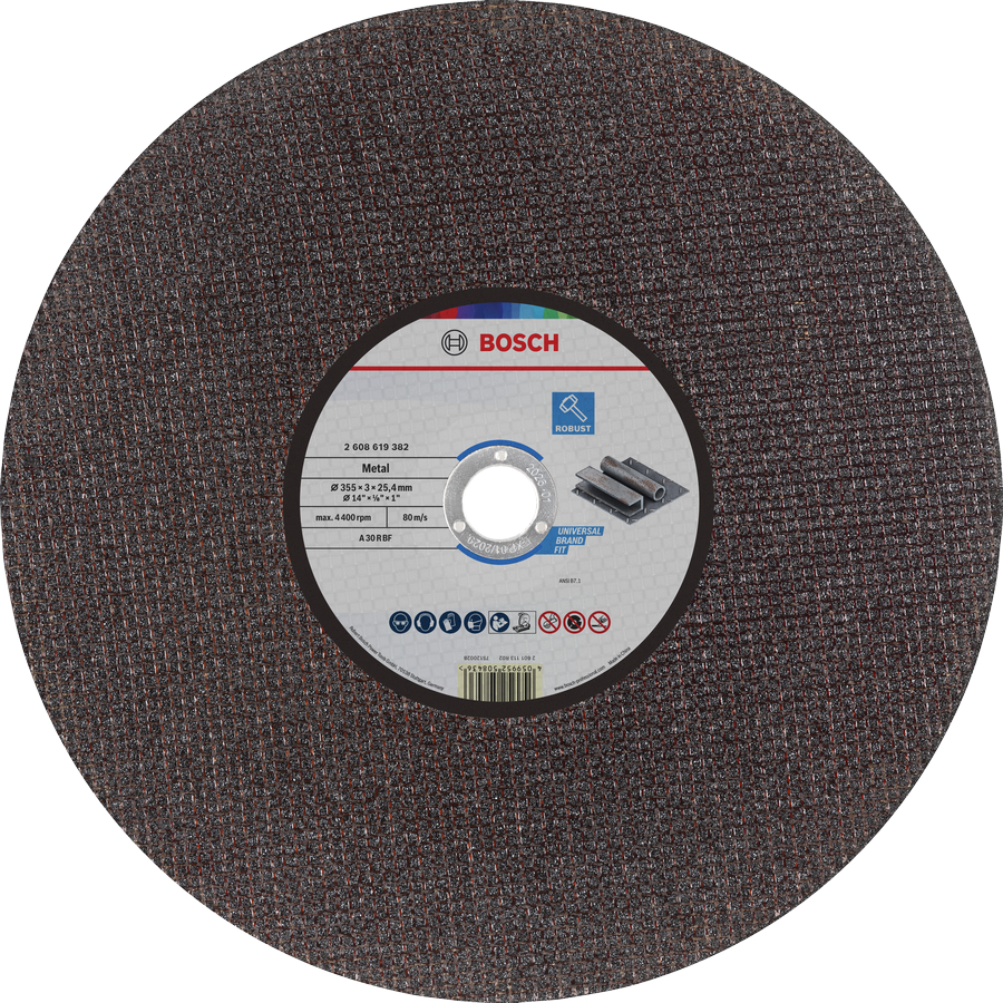 Bosch metal cutting disc 355 x 3 x 25.4 mm.