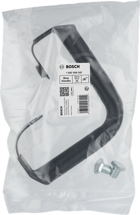 Bosch Bow Handle Universal Handle accessory in packaging.