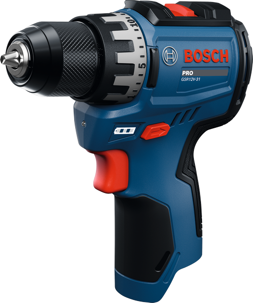 Bosch GSR12V-31 cordless drill with compact design.