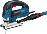Bosch GST 150 BCE jigsaw with 780W input and 150mm wood cutting depth.