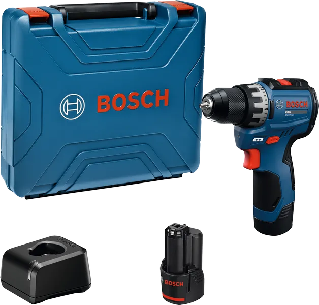 Bosch cordless drill set.