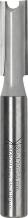 Bosch router bit straight two flutes 8x20 mm shank 8 mm.