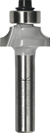 Bosch router bit R3 x 19 mm for rounding over edges.