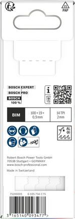 Bosch S522BF BIM metal cutting reciprocating saw blades 5 pack.
