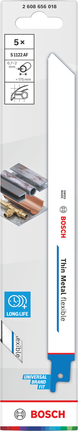 Bosch S1122AF Thin Metal flexible bi-metal saw blade set.