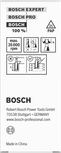 Bosch router bit bottom bearing flush trim D6 L20 shank 8 mm.