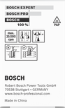 Bosch router bit ovolo with ball bearing, shank 8 mm.