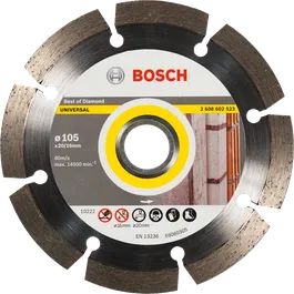 Bosch diamond universal cutting disc 105 mm for tile and stone.