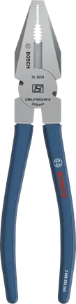 Bosch combination pliers with dipped non-slip handle.
