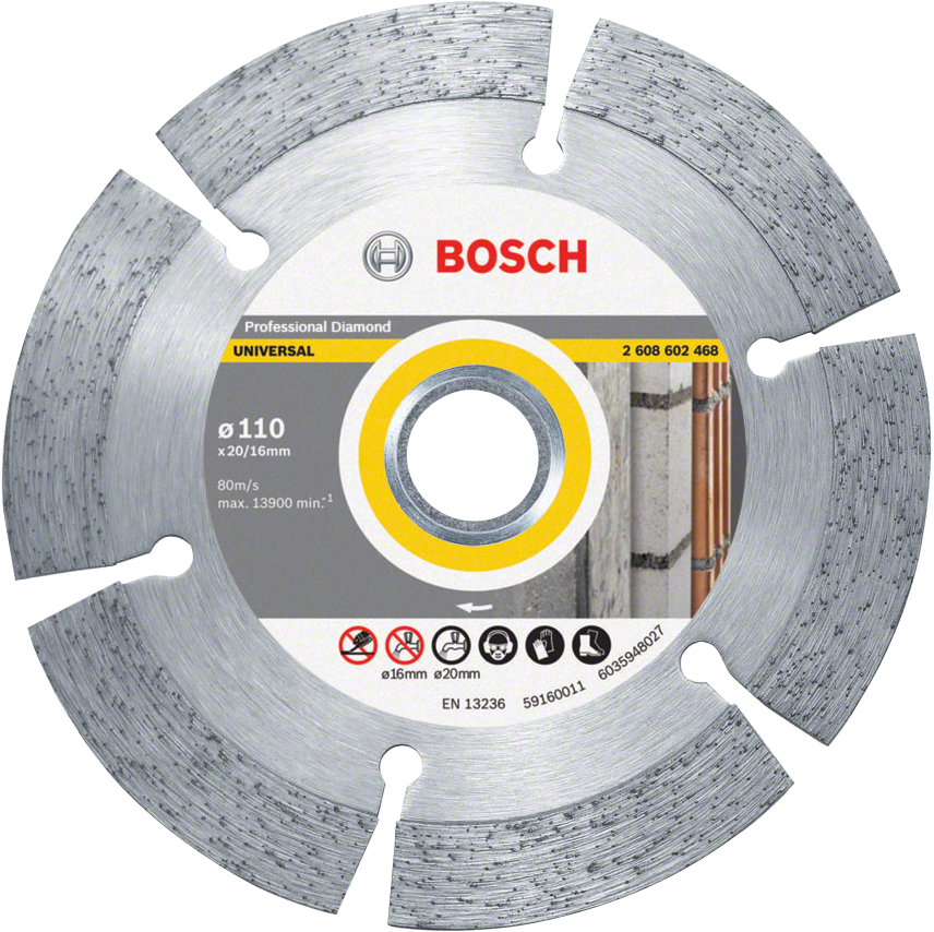 Bosch diamond cutting disc for universal material.