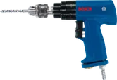 Bosch pneumatic drill with ergonomic blue handle.